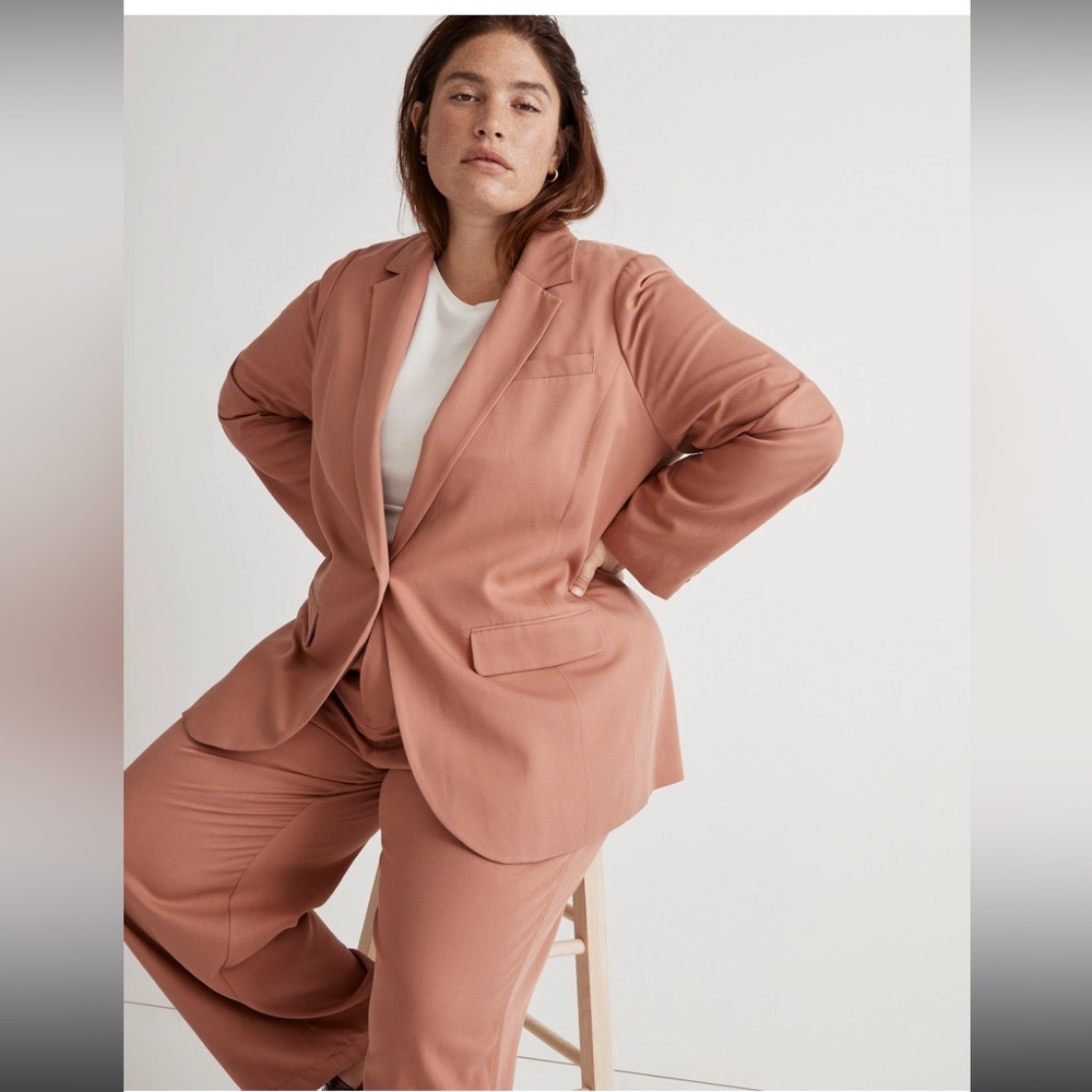 The Plus Larsen Blazer in Drapeweave NWT